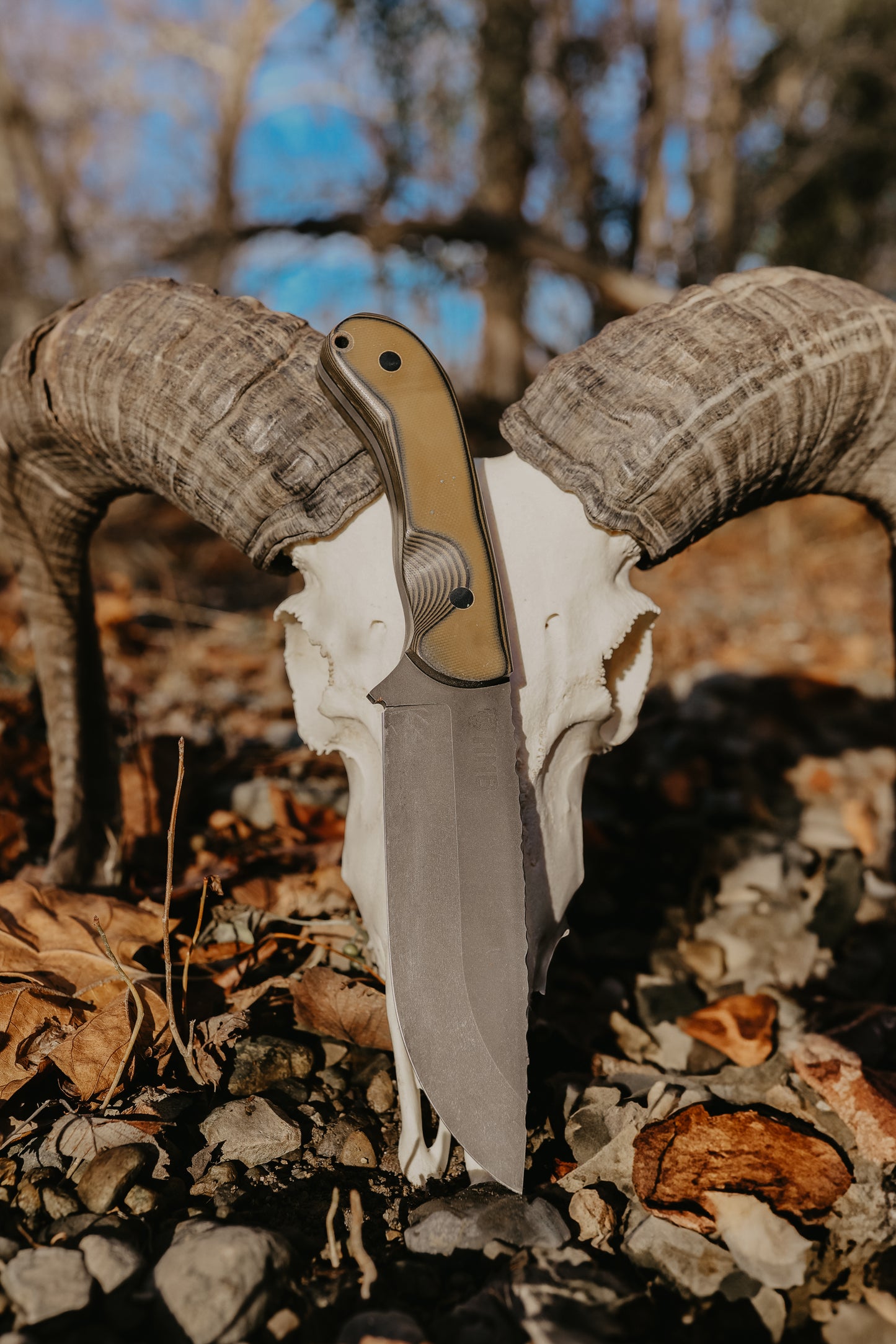 Series 1 CUSTOM Full - Tan and Black G10, G10 Pins, Contoured grip.