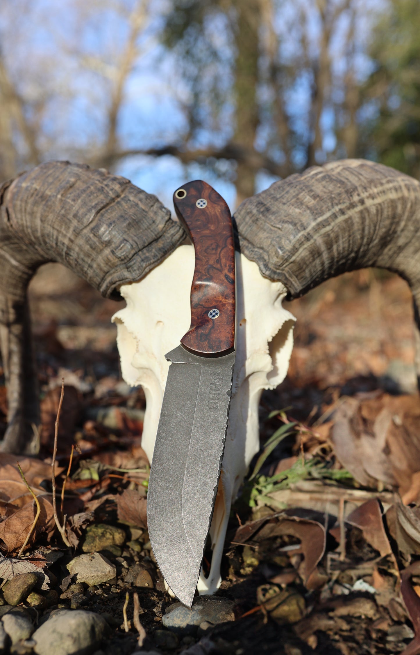 Series 1 CUSTOM FULL - Full Dessert Ironwood, Mosaic Pins, Contoured grip.