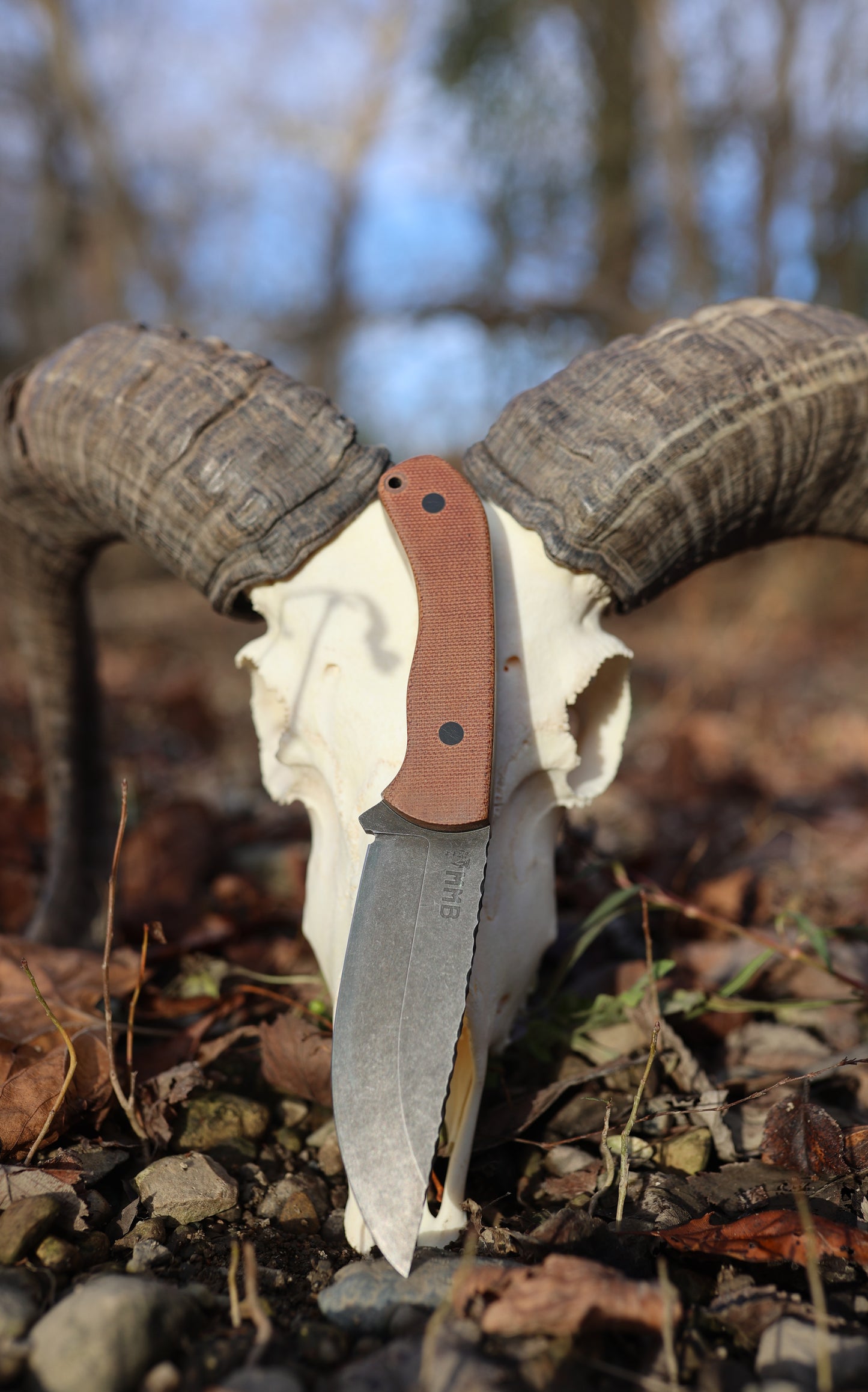 Series 1 CUSTOM Jr - Natural Micarta, G10 Pins, Contoured grip.