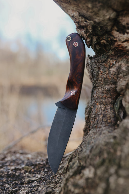 Series 1 CUSTOM Jr, Full Dessert Ironwood, Mosaic Pins, Contoured grip.
