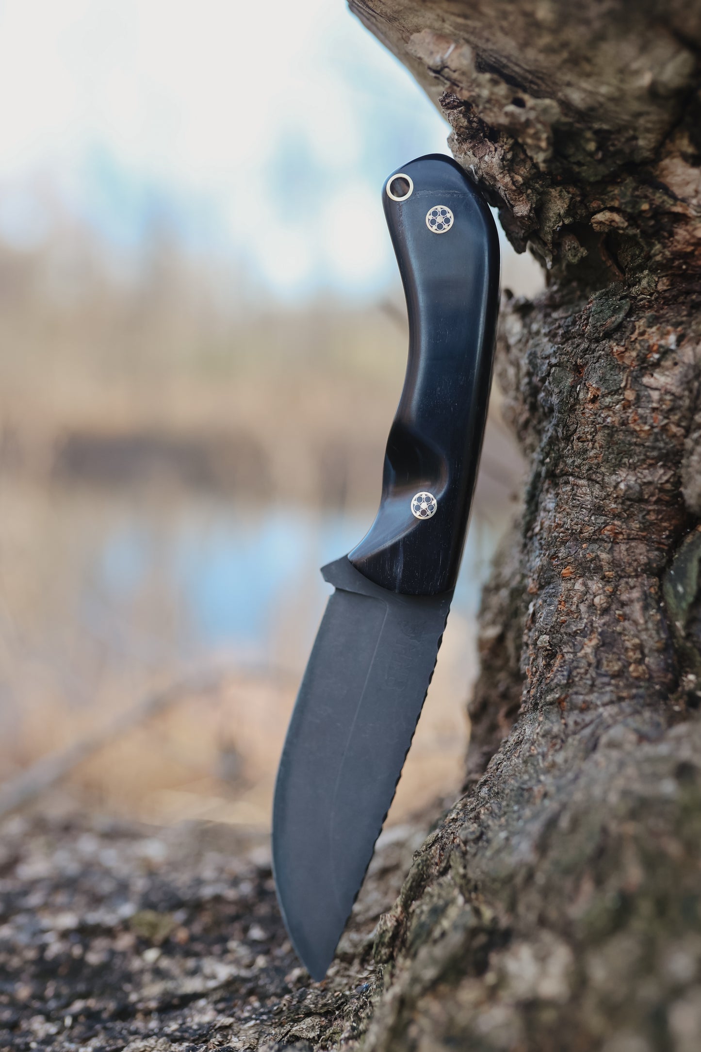 Series 1 CUSTOM Jr - Full Northern Rocky Mountain Ram, Mosaic Pins, Contoured grip.