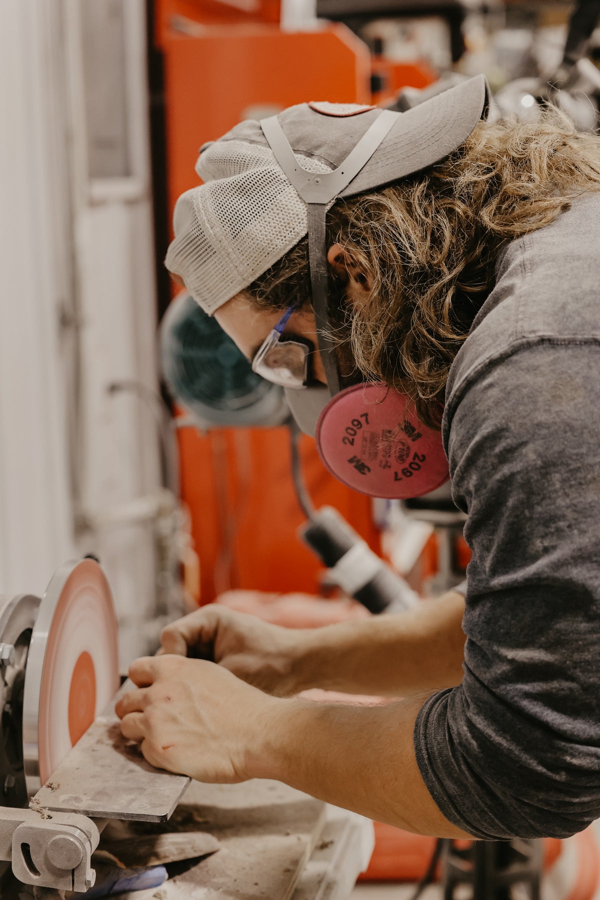 One man.  One blade at a time.