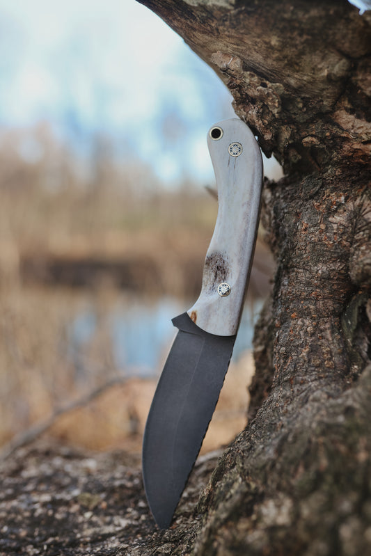 Series 1 CUSTOM Jr - Full Northern Rocky Mountain Elk, Mosaic Pins, Contoured grip.